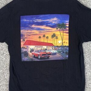 In-N-Out Burger T-Shirt Mens Large Black California Cotton Short Sleeves Uniform